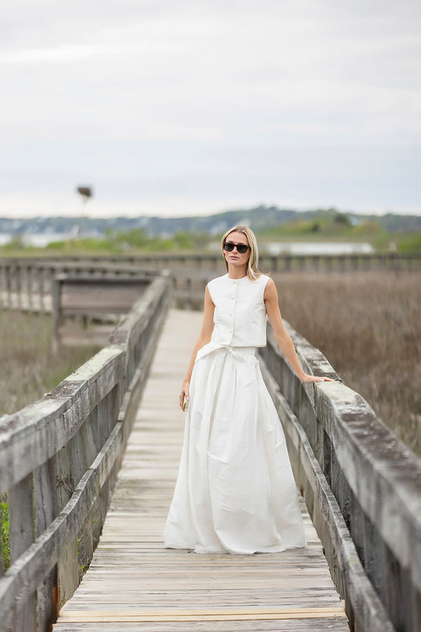 Ball Skirt - Warm White