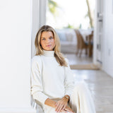 Falmouth Wide Leg Pant - Warm White