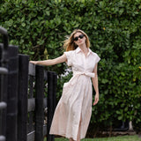 Betty Dress Eyelet - Shell