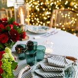 Garden Ticking Stripe Dinner Napkin