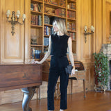 Jackie Pant Velvet - Noir