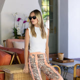 Babe Pant - Apricot Lee Paisley