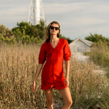 Amelia Dress - Rouge