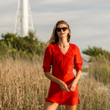 Amelia Dress - Rouge