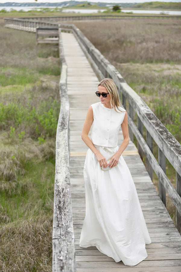 Ball Skirt - Warm White