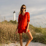 Amelia Dress - Rouge