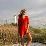 Amelia Dress - Rouge