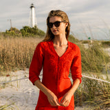 Amelia Dress - Rouge