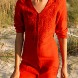 Amelia Dress - Rouge