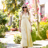 The JA Shirtdress -  Buttercup Marbella