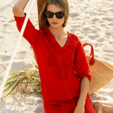Amelia Dress - Rouge