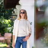 Falmouth Wrap Sweater - Warm White