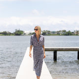 The JA Husband Shirt - Peacoat Marbella