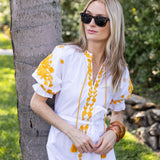 Short Sleeve Coatue - Saffron Petal