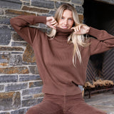 Falmouth Turtleneck - Chocolate