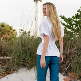 Jackie Pant - Mykonos Blue