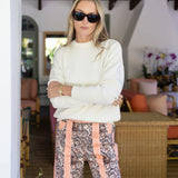 Babe Pant - Apricot Lee Paisley