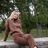 Falmouth Turtleneck - Chocolate