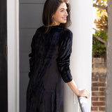 Chloe Caftan Velvet - Noir
