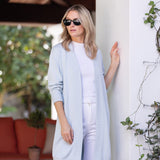 Falmouth Wrap Sweater - Gracie Blue