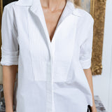 Tuxedo Shirt - Blanc