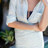 The JA Husband Shirt - Pistachio Santorini Check