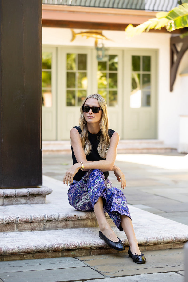 Babe Pant - Palm Beach Paisley