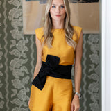 Kelly Short Dupioni - Golden Saffron