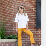 Bell Pant Twill - Saffron Cassis