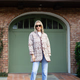 Oversized Dakota Jacket - Coco Tulum Stripe