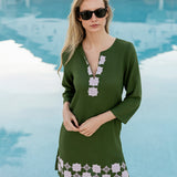 Sutton Tunic Dress - Moss