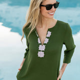 Sutton Tunic Dress - Moss