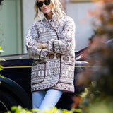 Oversized Dakota Jacket - Coco Tulum Stripe