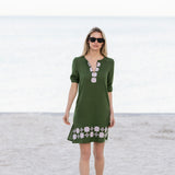 Sutton Tunic Dress - Moss