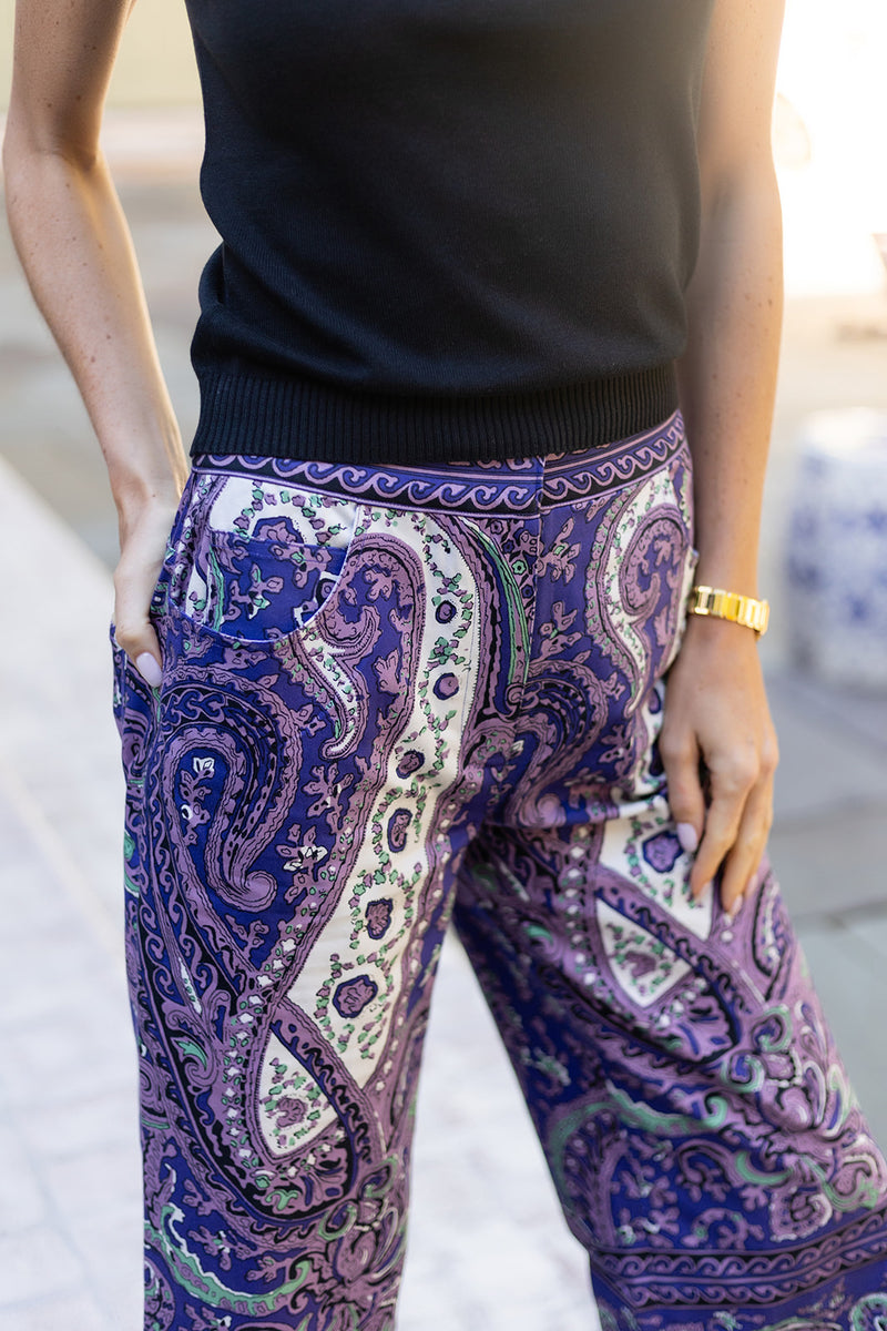 Babe Pant - Palm Beach Paisley