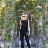 Jackie Pant Velvet - Noir