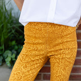 Bell Pant Twill - Saffron Cassis