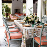 Ecru Fleur Tablecloth