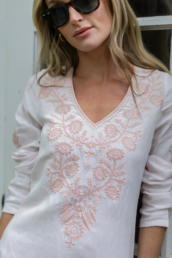 Brigette Dress - Shell Pink