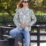 Emilia Jacket - Ecru Domino Tile