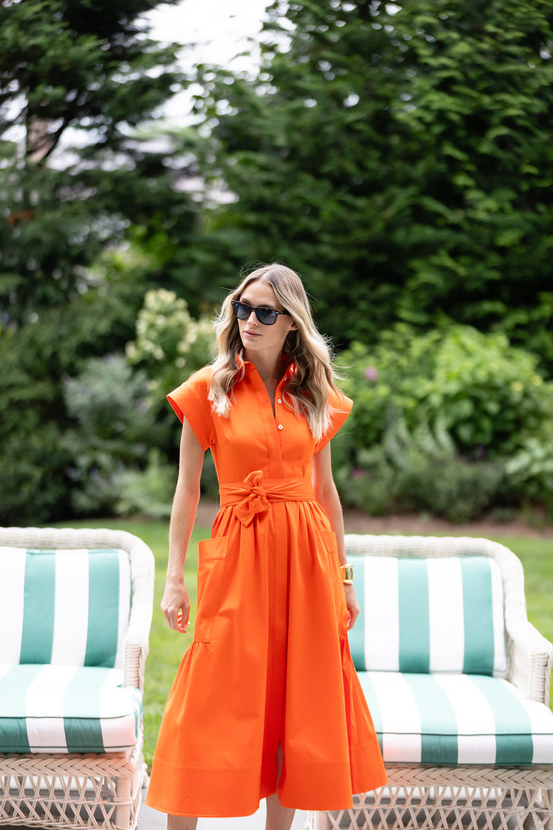 Betty Dress - Tangerine