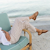 Charley Pant - Mocha Stripe