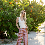 Charley Pant - Orchid Palazzo Tile