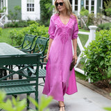 Chloe Caftan - Wild Orchid