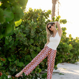 Charley Pant - Orchid Palazzo Tile