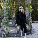 Oversized Dakota Jacket Velvet - Noir