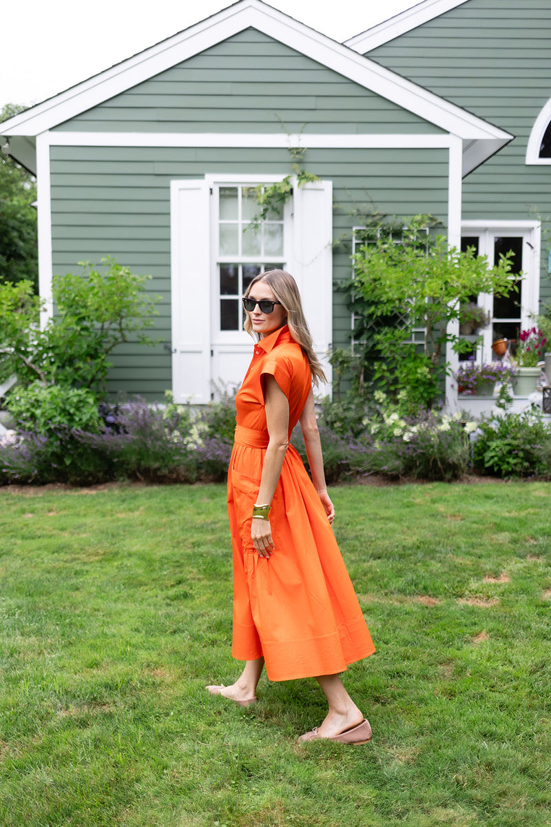 Betty Dress - Tangerine