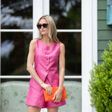 Tess Vest - French Rose
