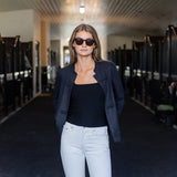 Mandarin Jacket Linen - Noir