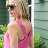 Tess Vest - French Rose